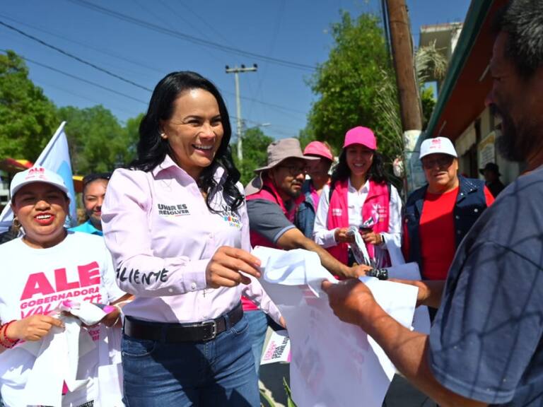 La candidata dijo que continuará la visita casa por casa para que los mexiquenses conozcan sus propuestas