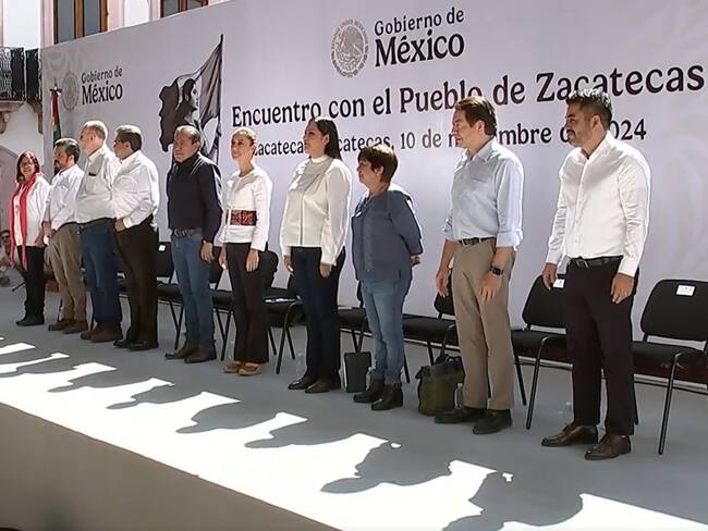 Reconoce Sheinbaum trabajo en Zacatecas para reducir violencia