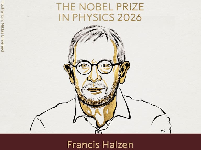 El Premio Nobel de Física 2026 fue otorgado a Francis Halzen por sus contribuciones al Observatorio de Neutrinos IceCube y el descubrimiento de neutrinos de alta energía de origen astrofísico.