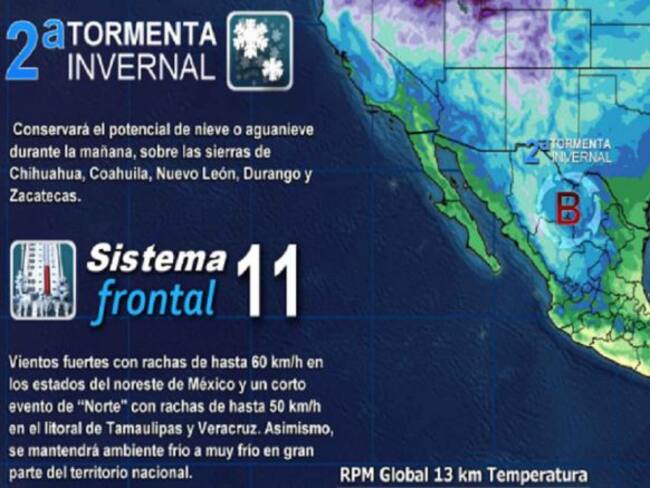 Pronóstico del Tiempo del 05 de diciembre