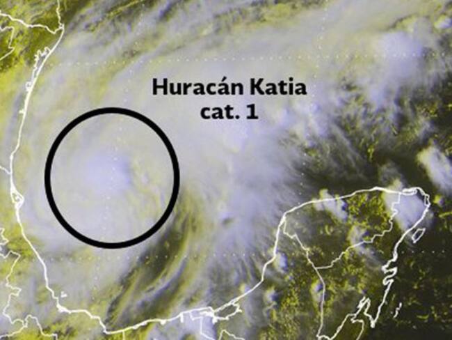 Huracán ‘Katia’ y Frente Frío No. 2 causarán tormentas en el noreste, centro, oriente y sur del país