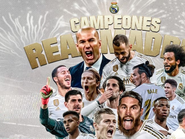 El Real Madrid se proclamó campeón de la Liga