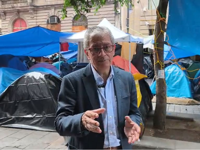 El presidente del Consejo para el Desarrollo del Comercio en Pequeño y la Empresa Familiar SC., pide a las autoridades acciones para despejar el Centro Histórico del plantón de la CNTE.