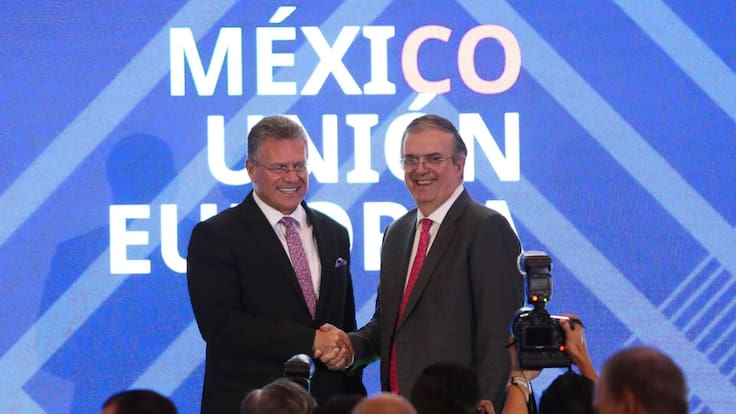 Destaca Marcelo Ebrard acuerdo con la Unión Europea; prevé aumentar 50% exportaciones mexicanas