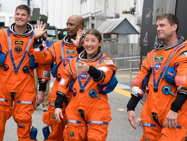 Misión Artemis II: ¿Quiénes son los 4 astronautas que viajarán a la Luna?