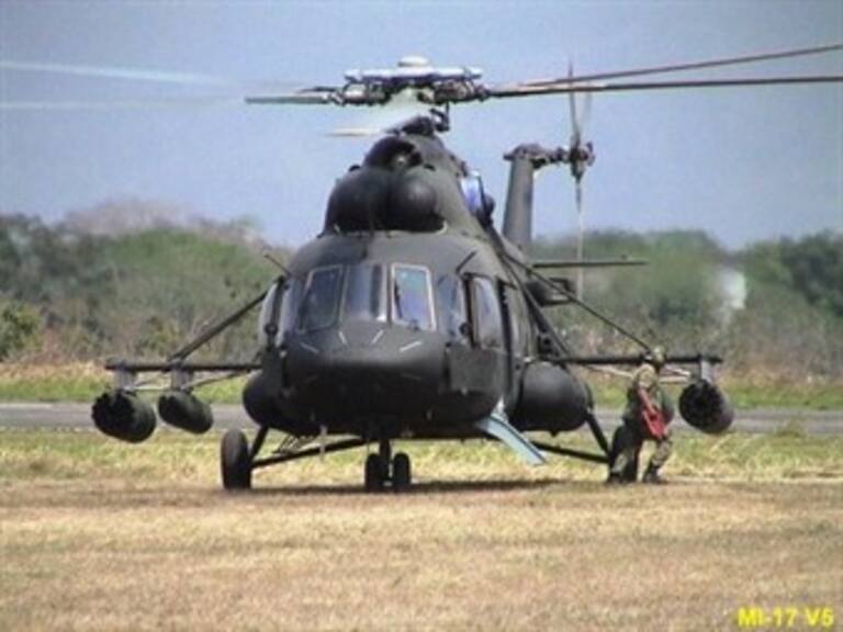 Cae helicóptero militar en el norte de Colombia