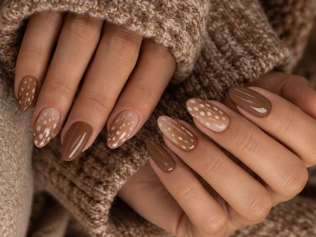 Uñas Bambi: la manicura inspirada en el otoño que se vuelve viral