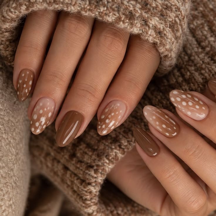 Uñas Bambi: la manicura inspirada en el otoño que se vuelve viral