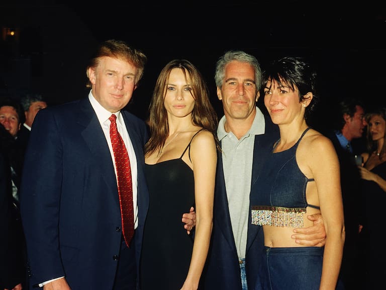Trump, Knauss, Epstein, & Maxwell At Mar-A-Lago