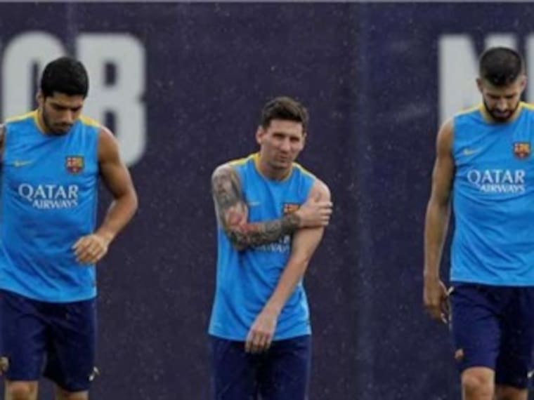 Messi regresa a entrenar con Barcelona