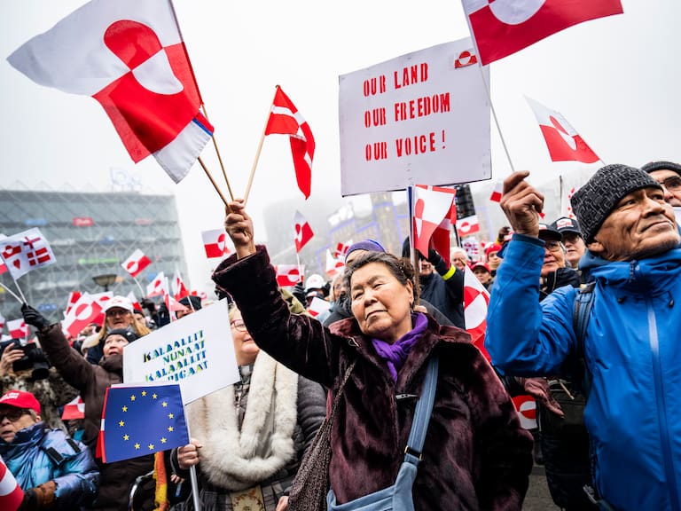 Protest In Copenhagen Against US Threats To Annex Greenland