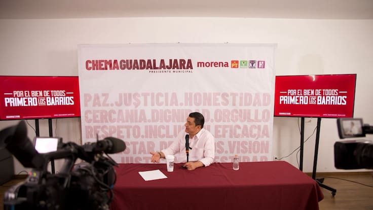 José María “Chema” Martínez, candidato de Morena, promete construir mil viviendas para rentar en Guadalajara