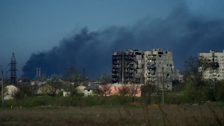 Rusia anuncia alto al fuego en Mariupol