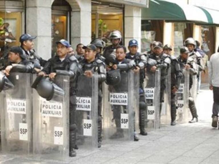 Vigilan PF y SSPDF calles del Centro Histórico
