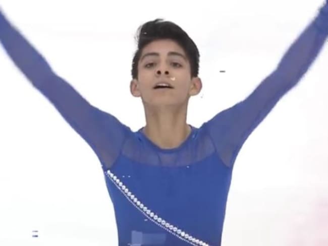 Joven patinador mexicano conquista Japón al ritmo de Juan Gabriel