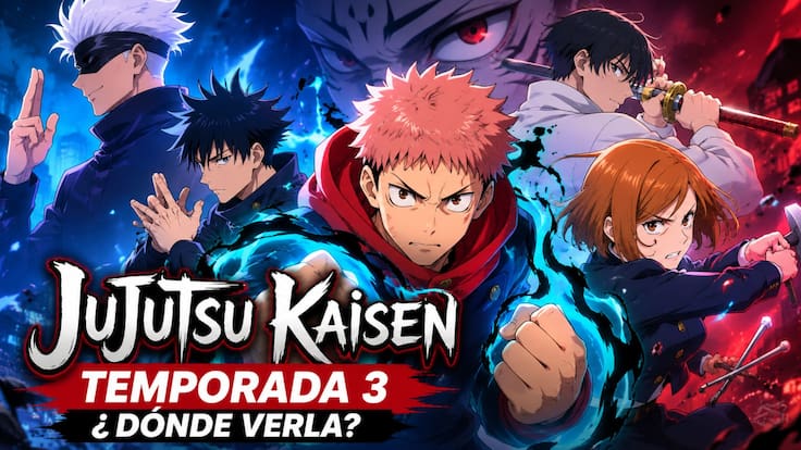 Jujutsu Kaisen temporada 3: ¿dónde verla por streaming si no tienes Crunchyroll?