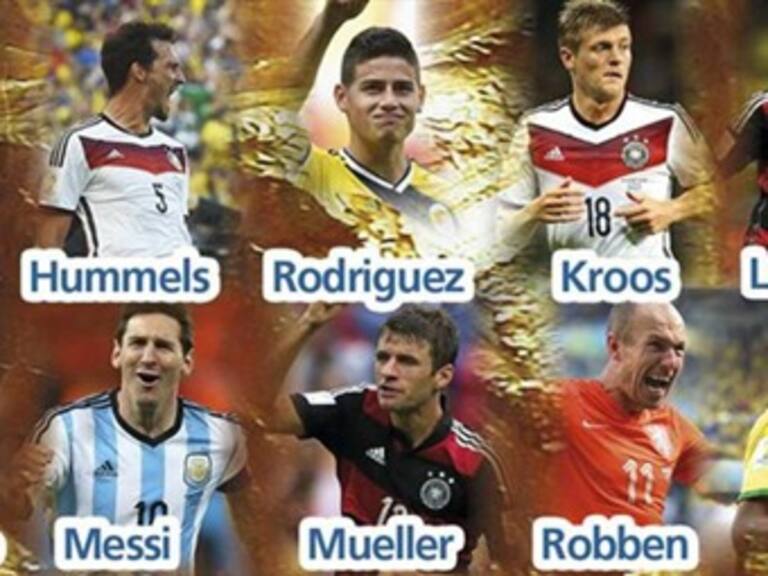 Da a conocer FIFA los diez candidatos que aspiran a ganar el Balón de Oro del Mundial