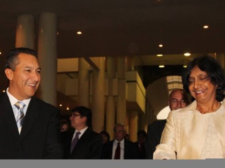 Refrendan Blake y Pillay compromiso a favor de los derechos humanos
