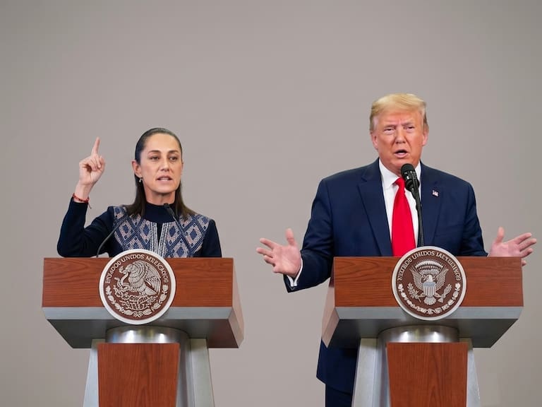 La presidenta señaló que hay corresponsabilidad en el combate al crimen organizado. Foto: Gemini