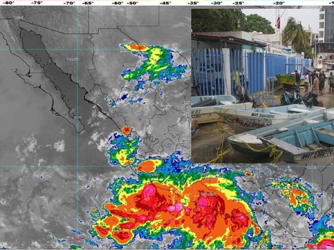 Lluvias intensas, torrenciales e incluso un rebote de “John” puede esperarse en México