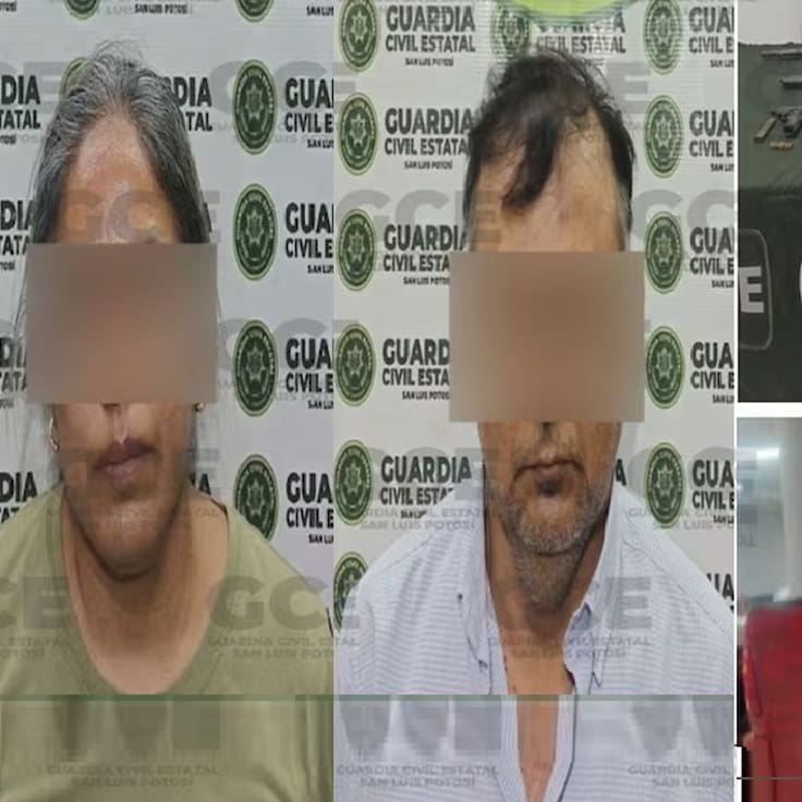 Detienen en San Luis Potosí a exalcalde y esposa en posesión de armas de grueso calibre.
