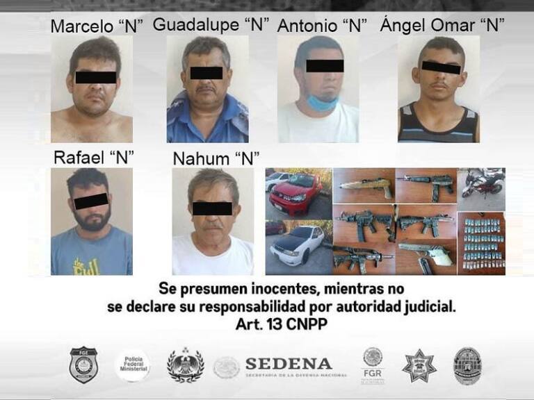 Detienen a seis integrantes de célula delictiva en Amacuzac