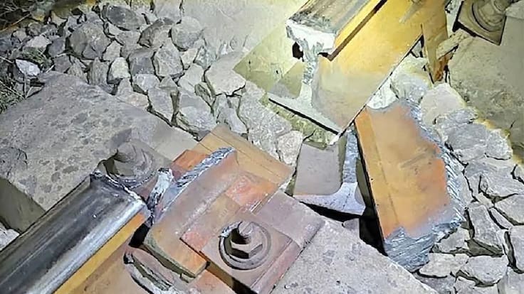 Grupo criminal intenta descarrilar tren de carga en Cortázar, Guanajuato; el sabotaje fue frustrado