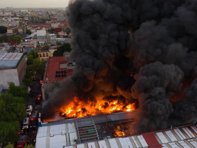 No hubo lesionados ni fallecidos por el incendio en Tepito: Martí Batres