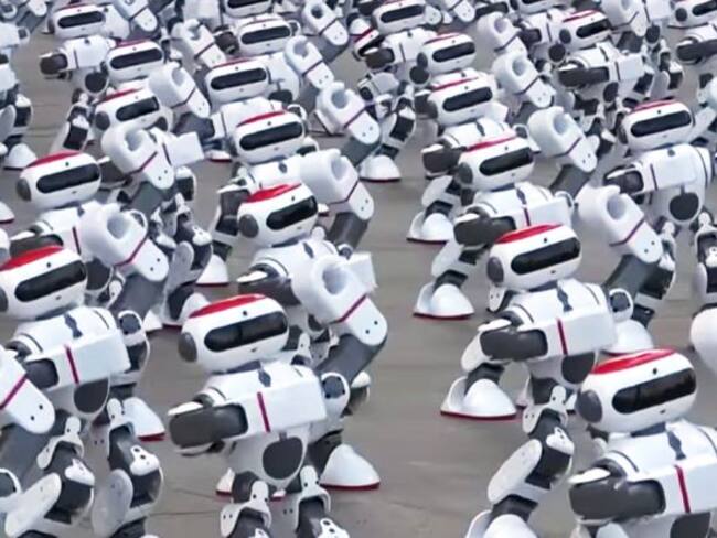 1069 robots bailarines rompen Récord Guinness en China