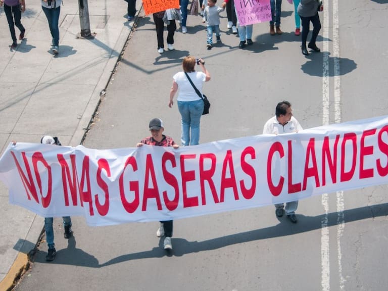 Protestan contra proliferación de gaseras “piratas” en CDMX y Edomex
