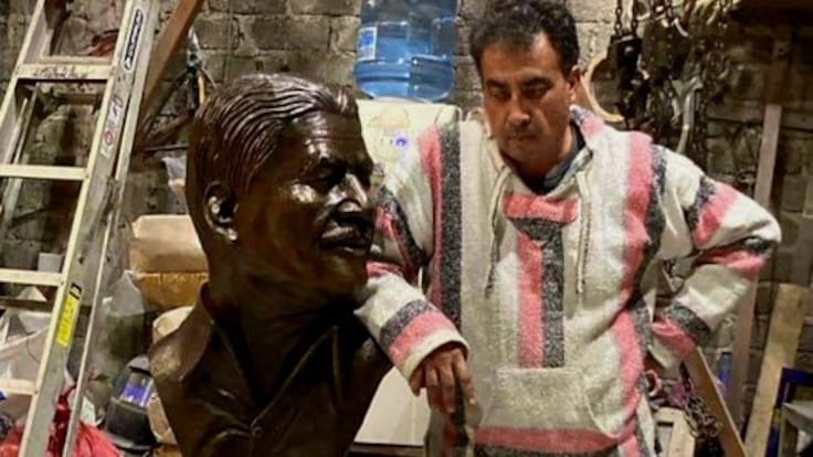 Hallan sin vida a Marco Antonio Rivero Mendoza, escultor de la nueva Diana Cazadora