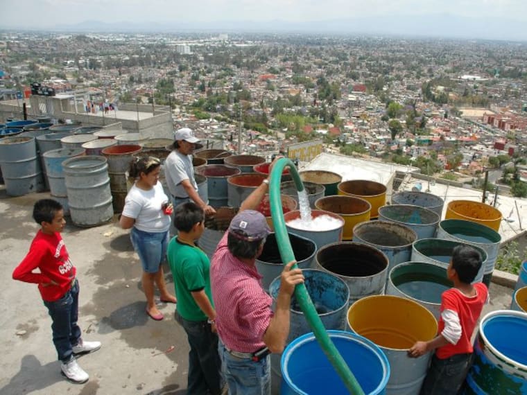 Escasez de agua en Iztapalapa
