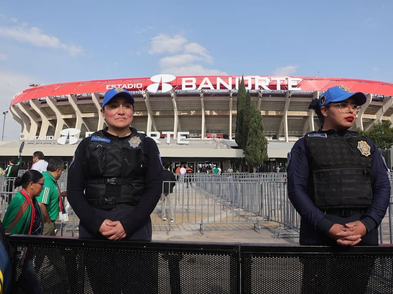 Con un despliegue de 2 mil 500 elementos, la SSC resguarda el Estadio Banorte para el partido América contra Atlas a iniciar a las 21:00 horas.