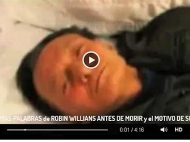 ¡Cuidado con video de Robin Williams en Facebook!