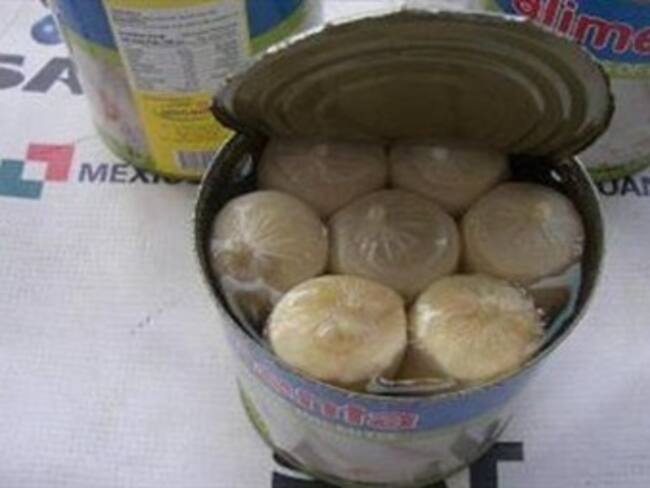 Decomisan heroína oculta en latas de frijoles en Tamaulipas