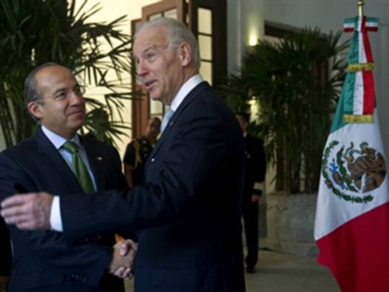 Se reúnen Calderón y Biden