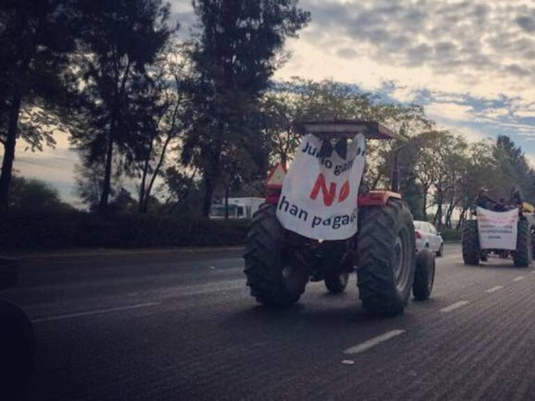 Ejidatarios no utilizan tractores del gobierno en manifestaciones: Seder