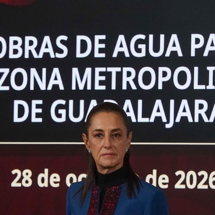 Anuncia Sheinbaum inversión de 14.5 mdp para terminar crisis de agua en Guadalajara
