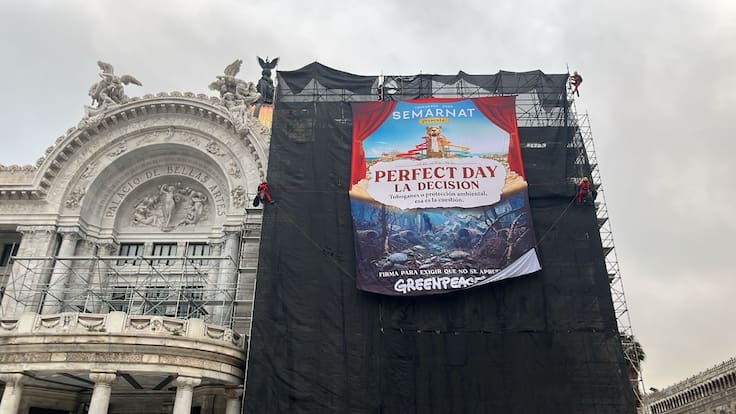 Greenpeace protesta contra proyecto turístico Perfect Day en Quintana Roo