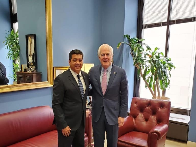 Gobernador de Tamaulipas se reúne con senador de Texas en Washington