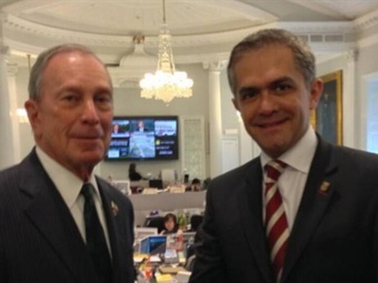 Se reúne Mancera con alcalde de NY