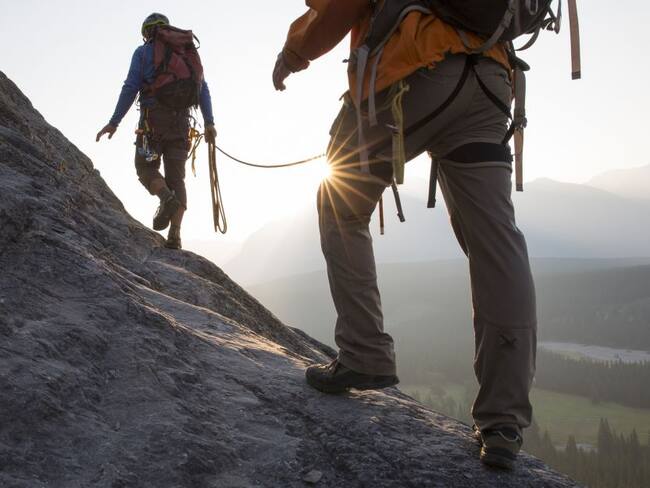 ¿Cómo le hacen? Alpinistas