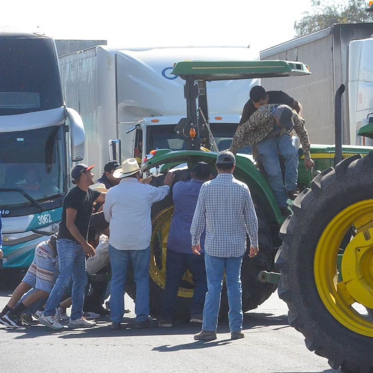 Agricultores de Guanajuato liberan carreteras tras protestas contra la Ley Nacional de Aguas