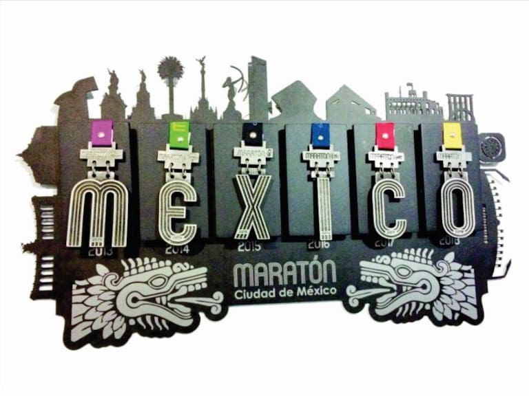 ¿Qué significa la letra “O” de la medalla del Maratón de la Ciudad de México?