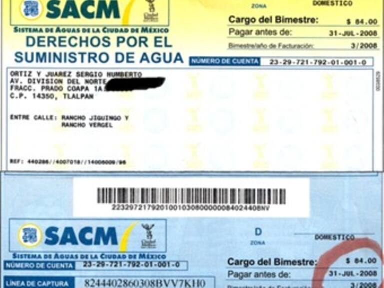 Reciben capitalinos cobros excesivos de agua