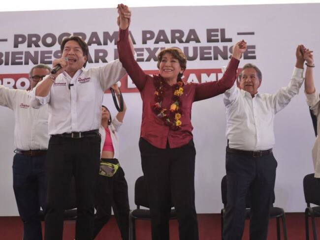 "Vamos a sacar al PRI del Edomex": Delfina Gómez
