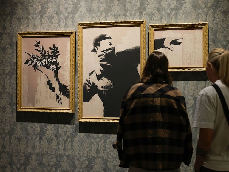 Banksy, borran su obra de arte por protestar contra el genocidio en Palestina