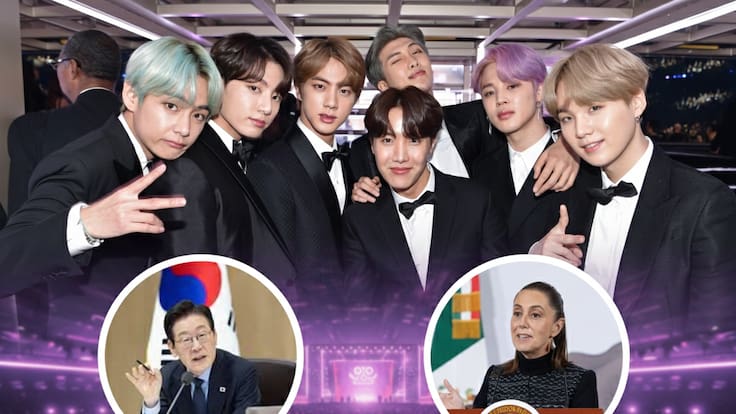 Presidente de Corea del Sur responde a Sheinbaum por conciertos de BTS en México