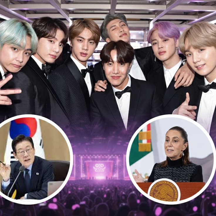 Presidente de Corea del Sur responde a Sheinbaum por conciertos de BTS en México
