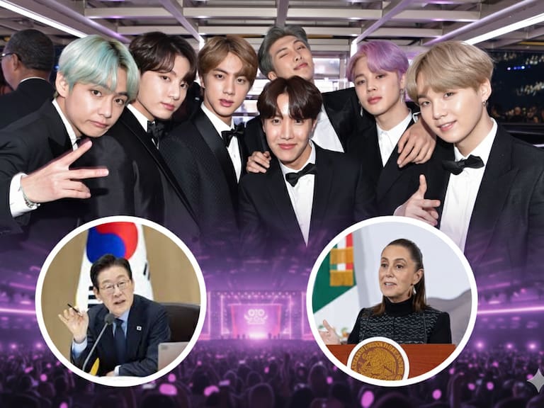 Presidente de Corea del Sur responde a Sheinbaum por conciertos de BTS en México